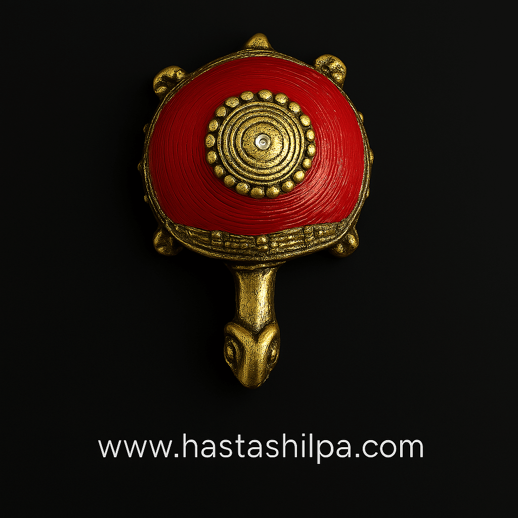 Samriddhi Kachhapa – Brass Turtle Paperweight of Prosperity & Balance - 200 Gm