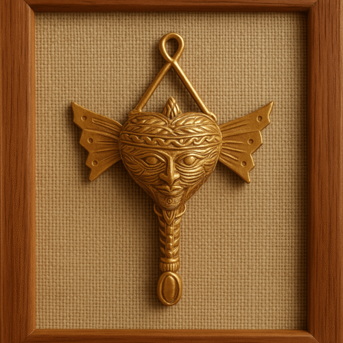 Adi Mukha – Brass Ganesha Face