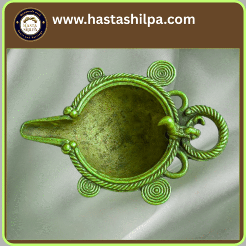 Vahana Deepam – Sacred Brass Oil Lamp of Symbols - 600 Gm