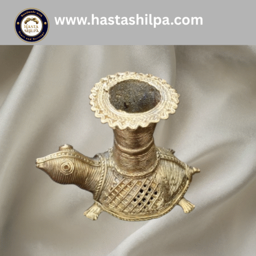 Kurma Jyoti – Brass Turtle Candle Stand (250gm)