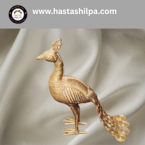 Mayura Roopam – Brass Peacock Figurine of Grace & Splendor(650gm)