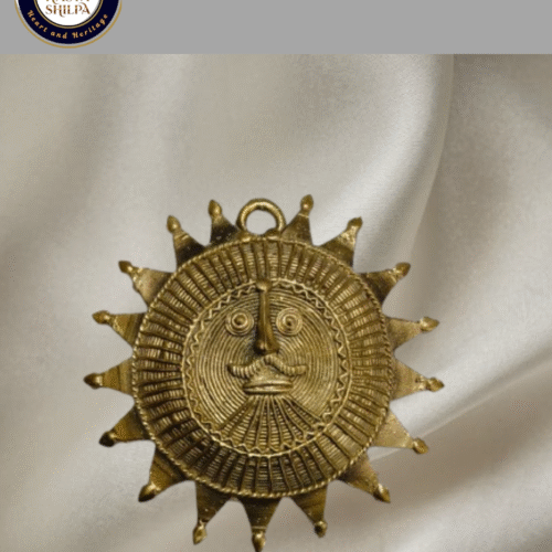 Sun Face (Surya) Brass Wall Hanging For Home Decoration(260gm)