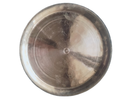 Pure Kansha (Bronze) Thali / Plate -  840gm 12"