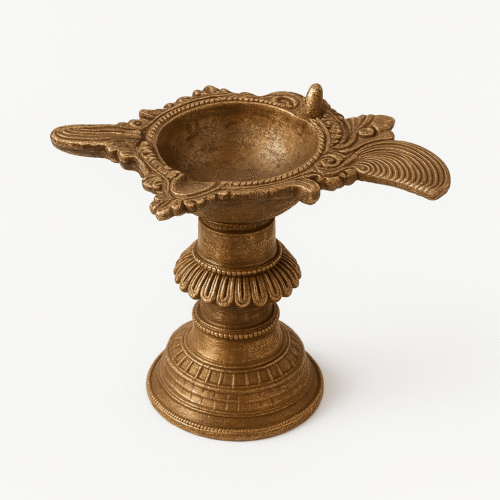 Pradeep Kalasha – Traditional Brass Ritual Lamp // Dhokra Art