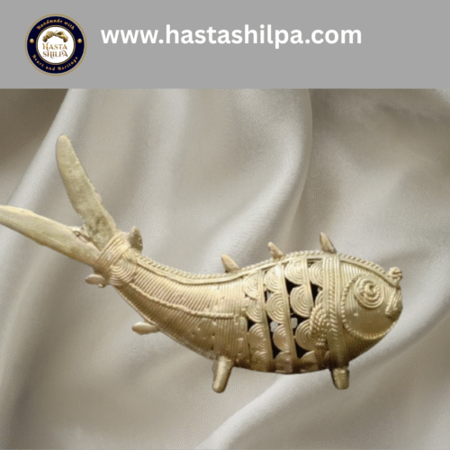 Matsya Rekha – Dhokra Fish of Abundance & Flow (350 gm)