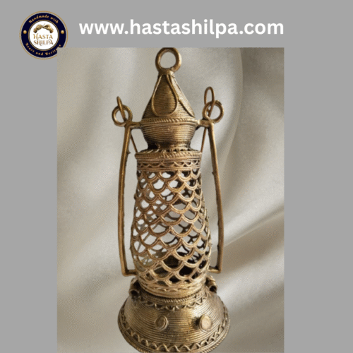 Antique Aura Brass Lantern - Light Up Life With Timeless Art (920 gm)