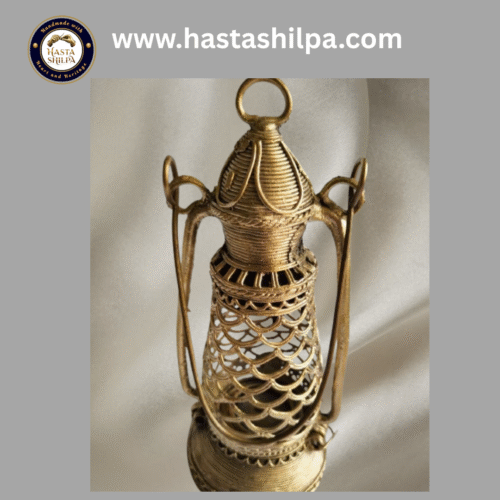 Heritage Flame Brass Lantern - Golden Glow Raga (750 gm)
