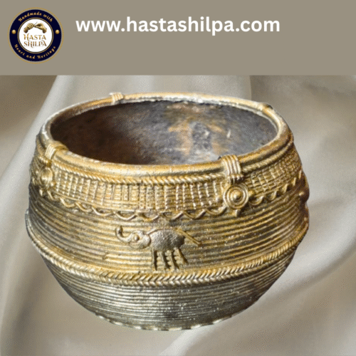 Annapurna Kalasha (Mana) – Dhokra Rice Measure Bowl (500 gm / 0.5 Liter)